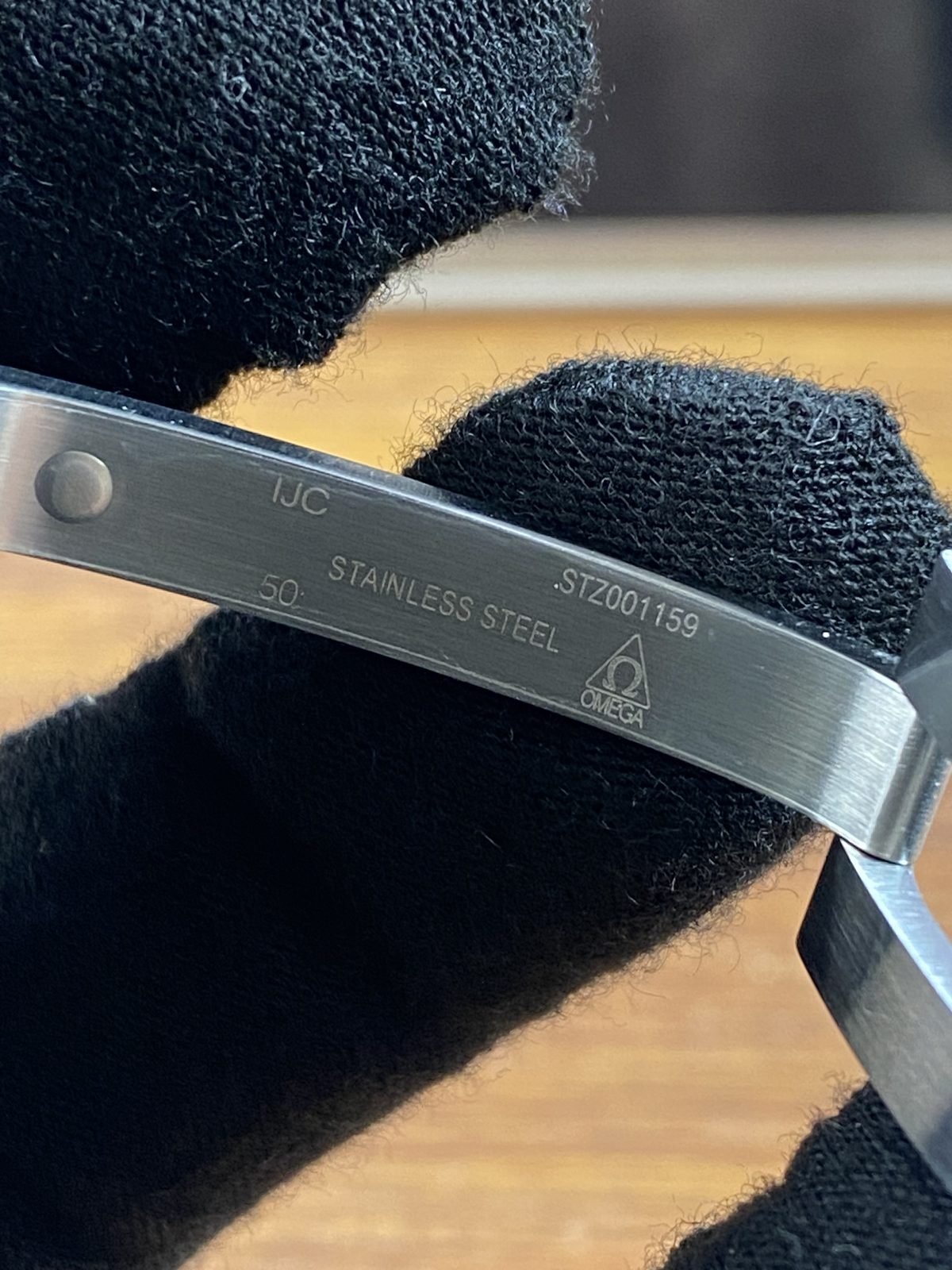 Inner clasp blade with stainless steel STZ001159 IJC and Omega style markings