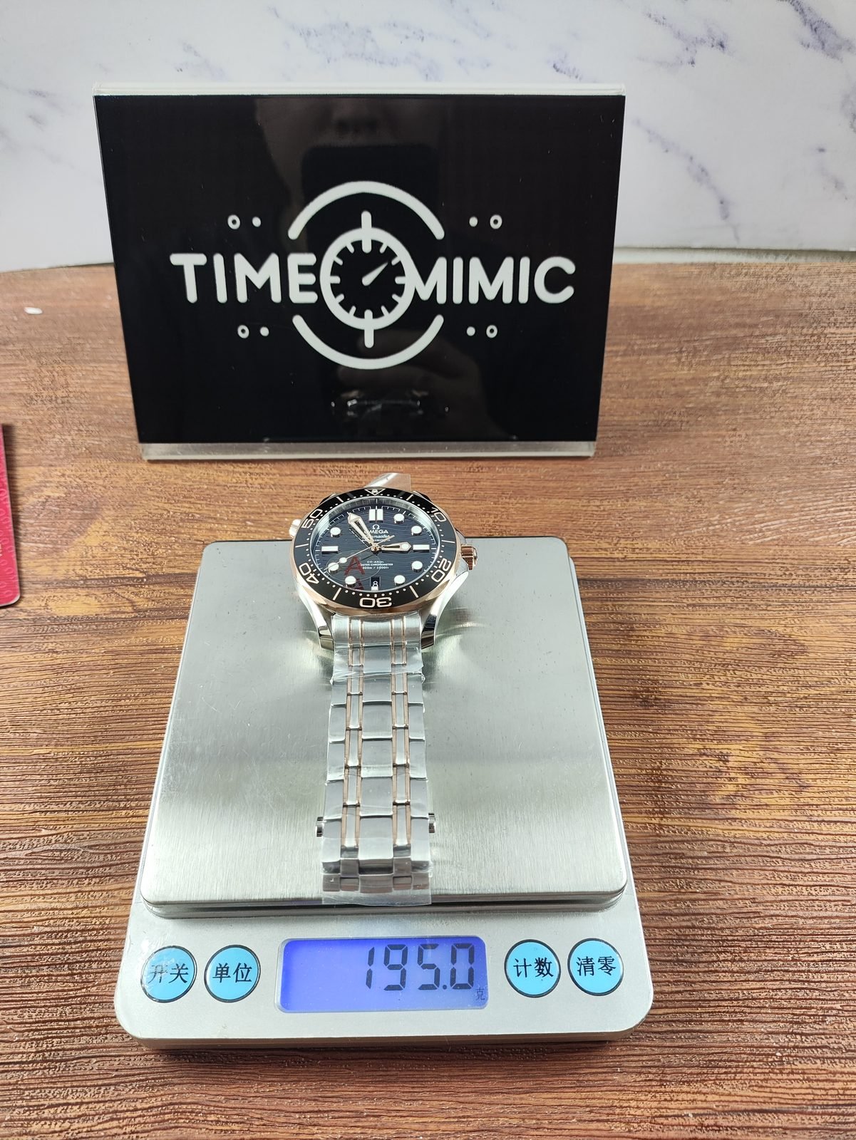 Omega Seamaster 300 replica watch QC detail image 3