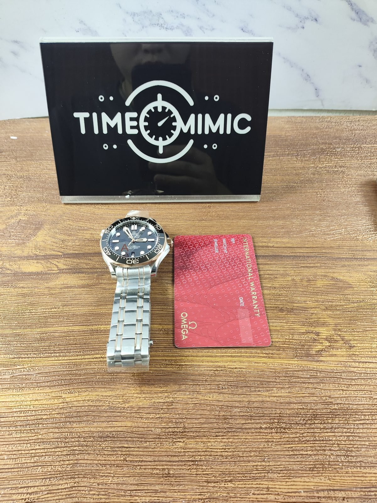 Omega Seamaster 300 replica watch QC detail image 5
