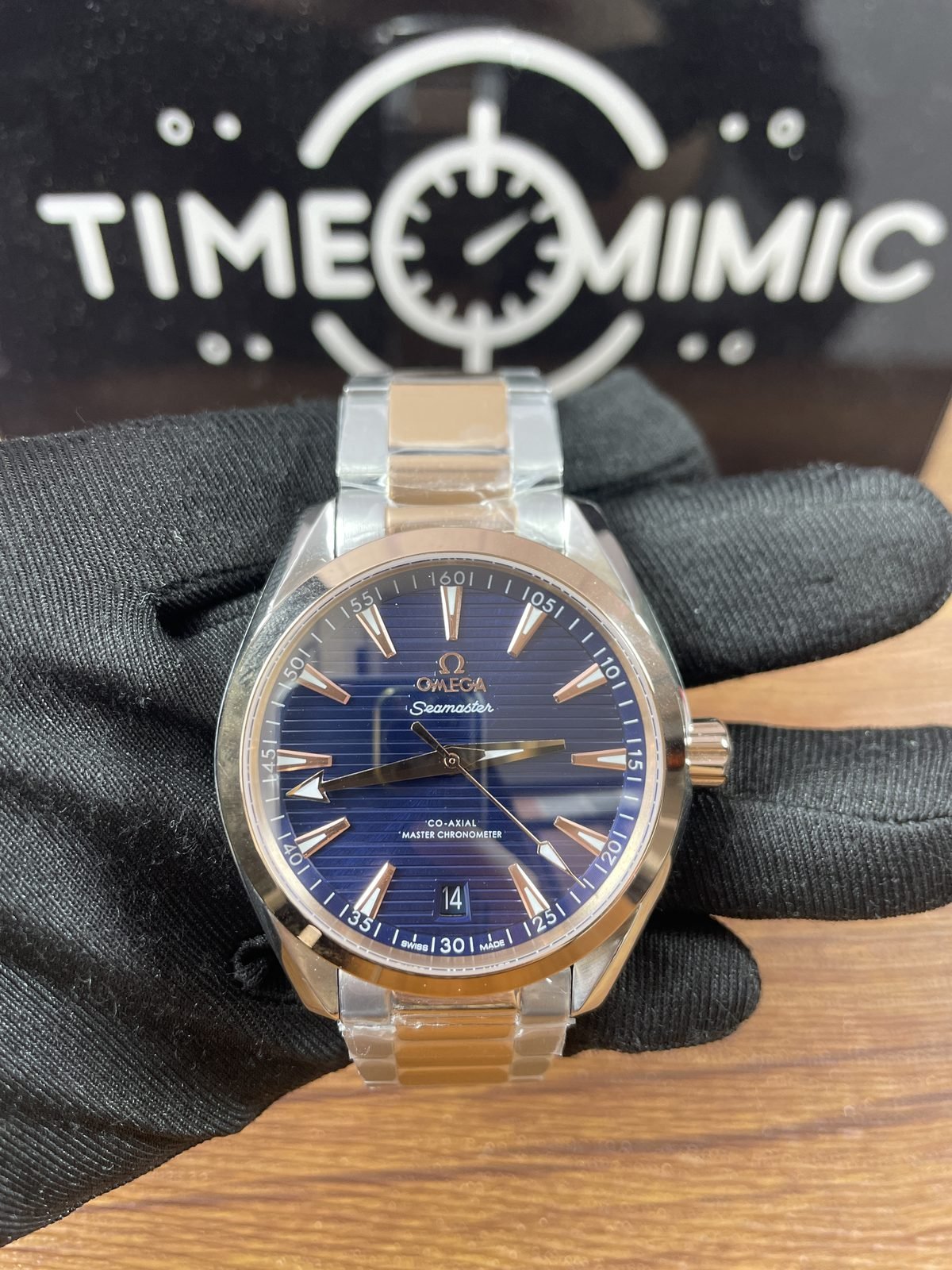 Omega Seamaster Custom Configuration replica watch QC detail image 4