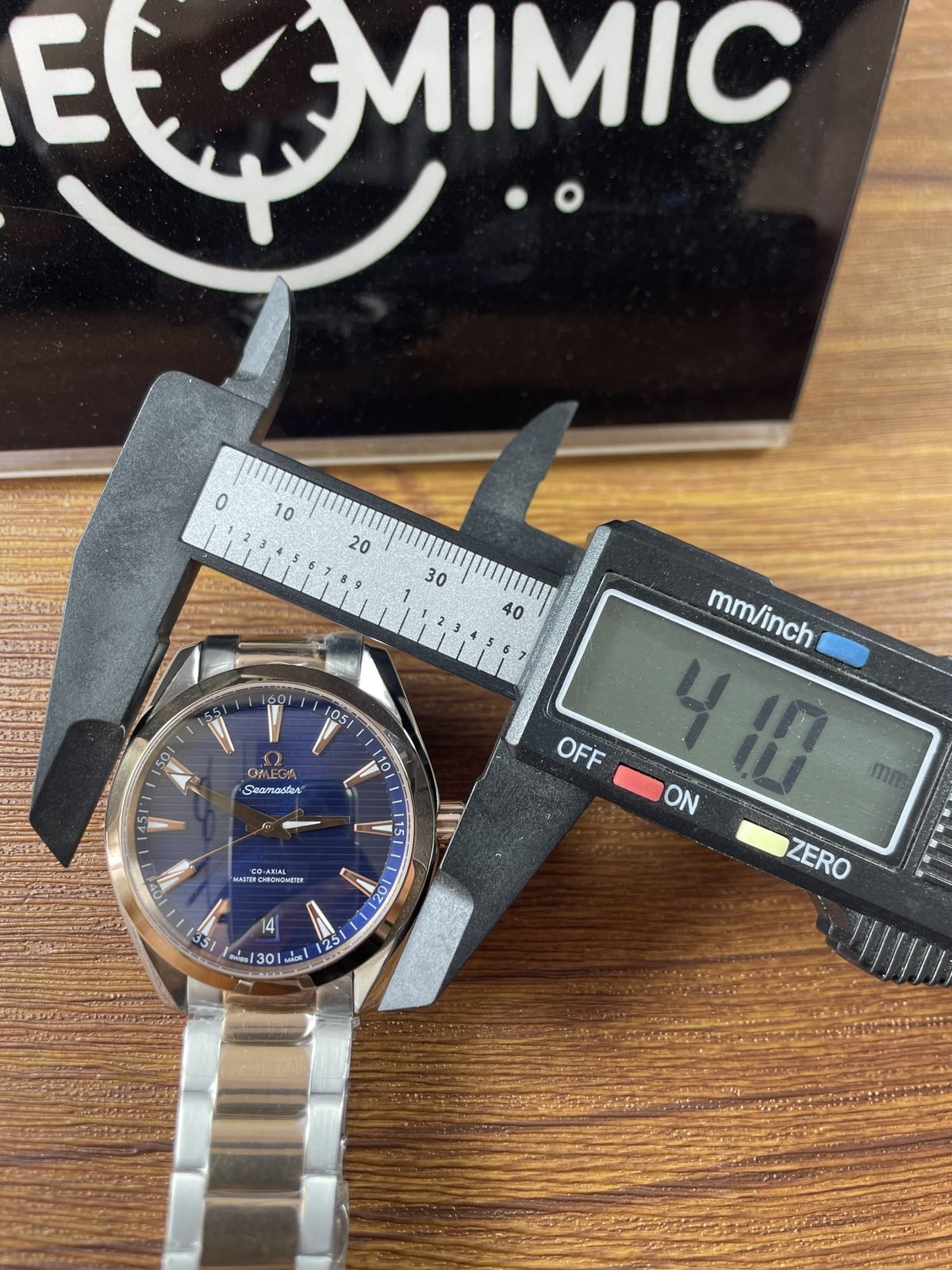 Omega Seamaster Custom Configuration replica watch QC detail image 6