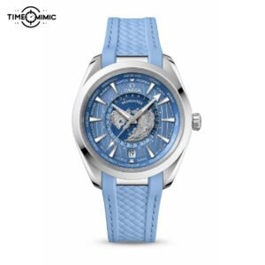 Omega Seamaster Worldtimer 220 12 43 22 03 002 Blue Rubber replica watch