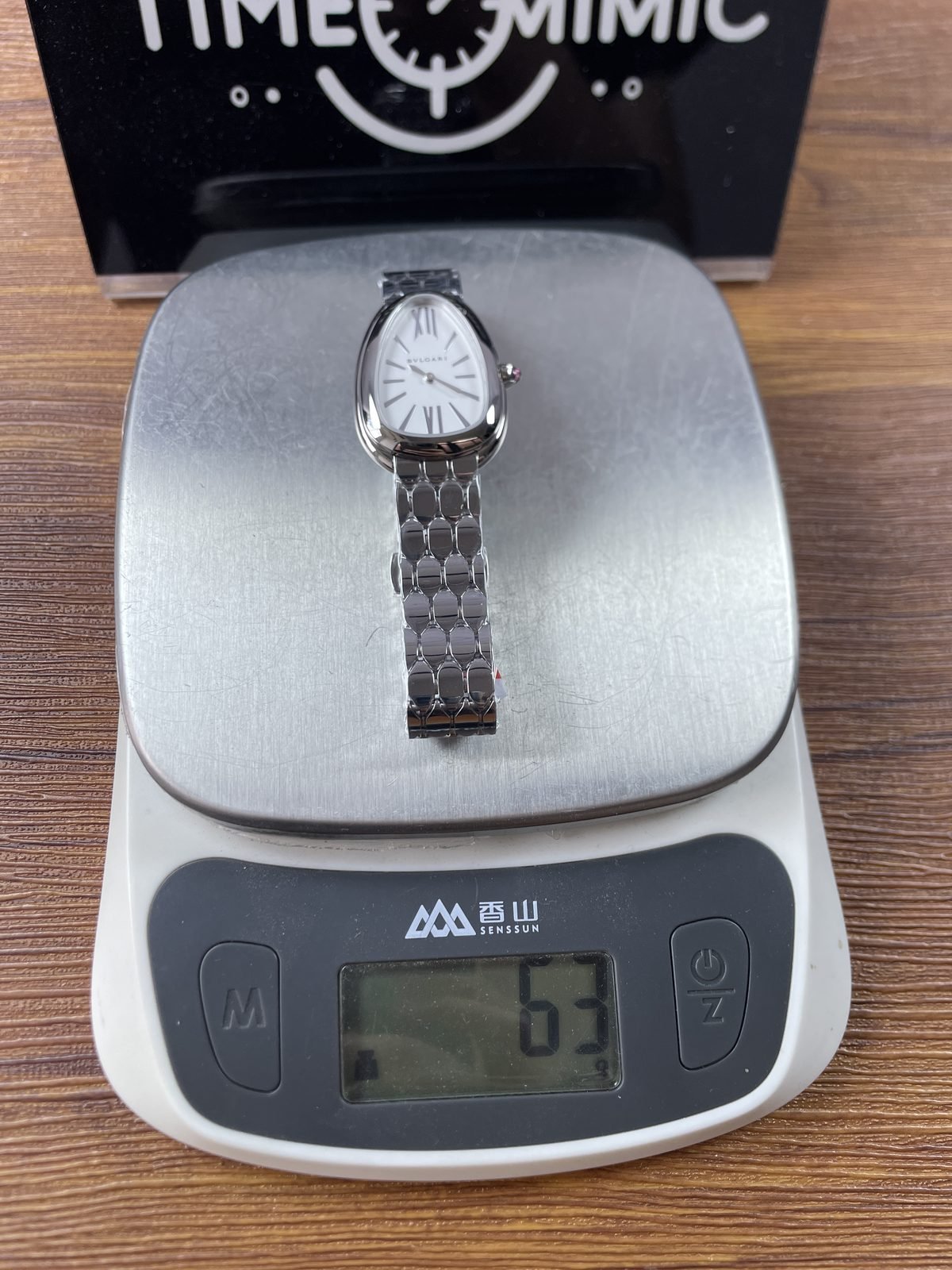 Bvlgari Serpenti 103141 replica pictured scale reading about 63 grams