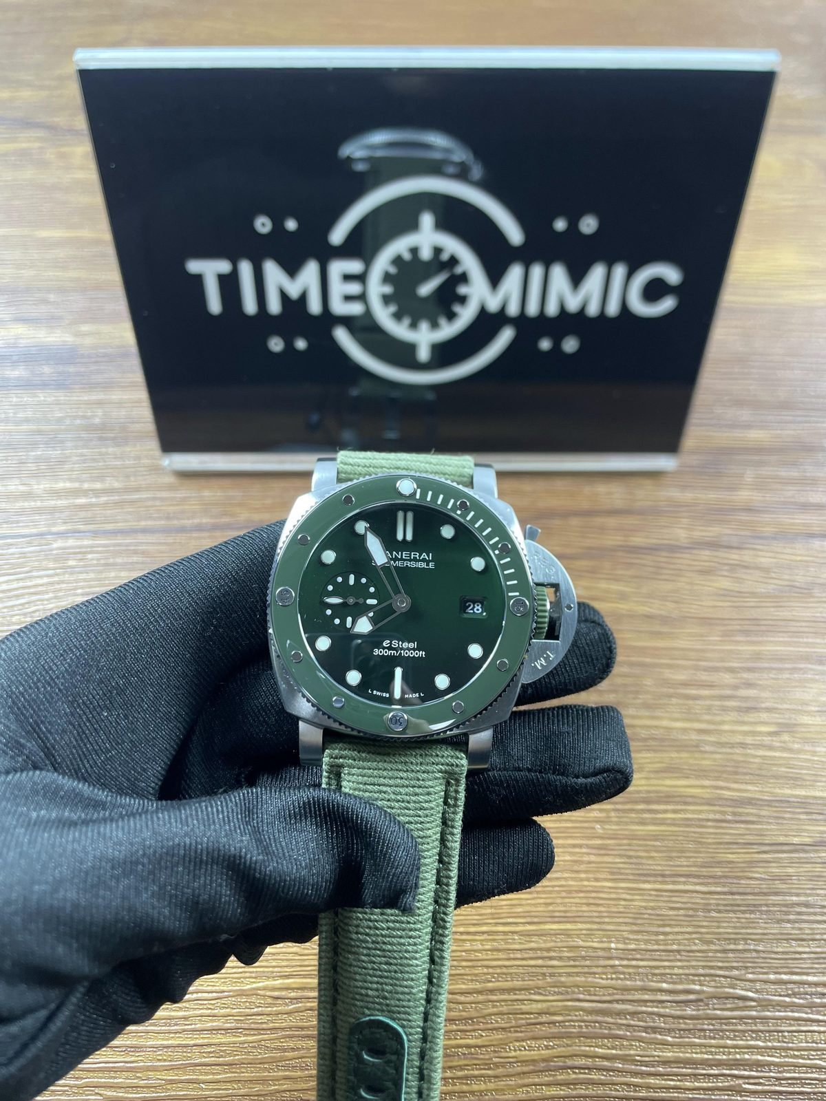 Panerai Submersible PAM01287 replica watch QC detail image 1