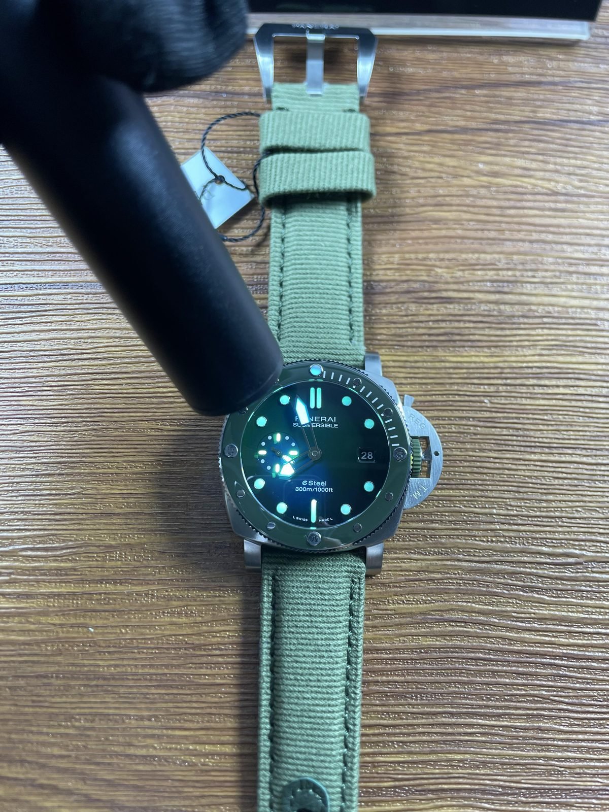Panerai Submersible PAM01287 replica watch QC detail image 7
