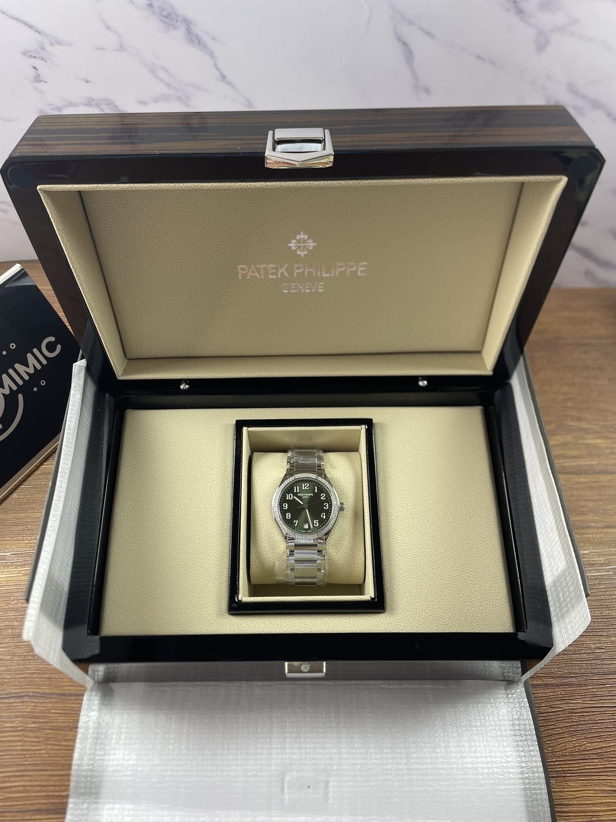 Patek Philippe Twenty~4 7300-1200A-011 replica watch QC detail image 3